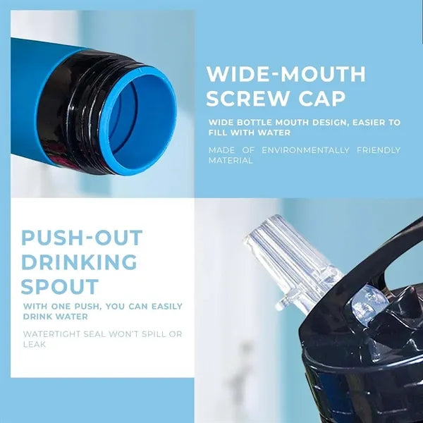 600ml Silicone Drinkware Outdoor Foldable Water Bottle
