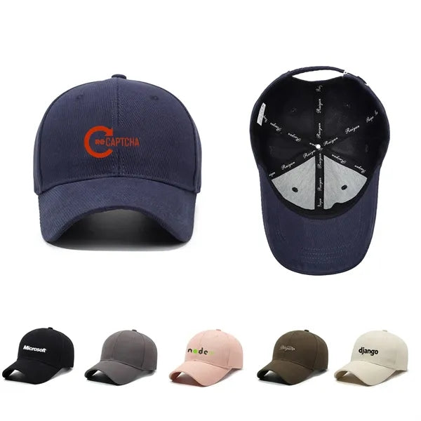 6 panel baseball caps
