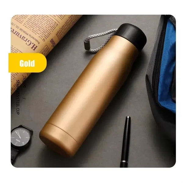 500ml Stainless Steel Flask With Handle Lid