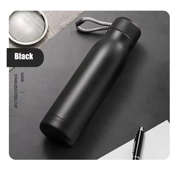 500ml Stainless Steel Flask With Handle Lid