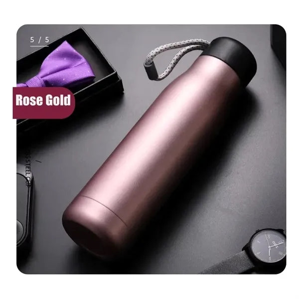 500ml Stainless Steel Flask With Handle Lid