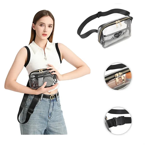 TPU Outdoor Fitness Waterproof Transparent Fanny Pack