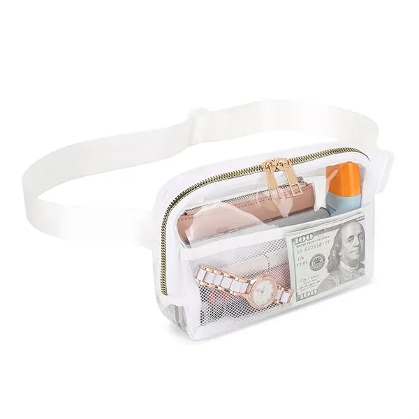 TPU Outdoor Fitness Waterproof Transparent Fanny Pack