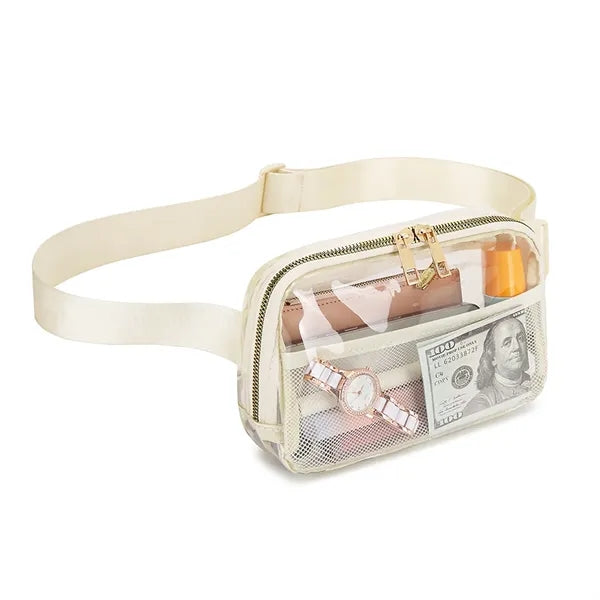 TPU Outdoor Fitness Waterproof Transparent Fanny Pack