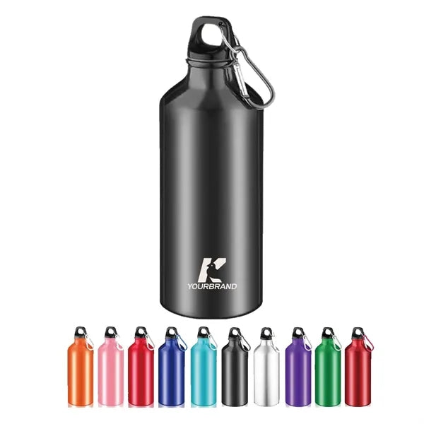 Large Travel Gym Sports Camping Water Bottle with Carabiner