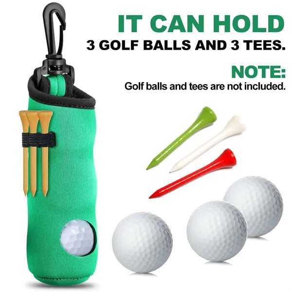 Neoprene Golf Ball Pouch