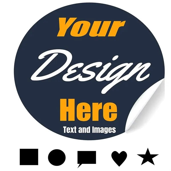 Multi-shape Colorful Waterproof PVC Stickers