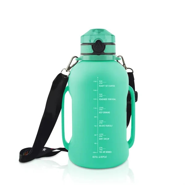 68Oz Silicone Collapsible Sports Water Bottle