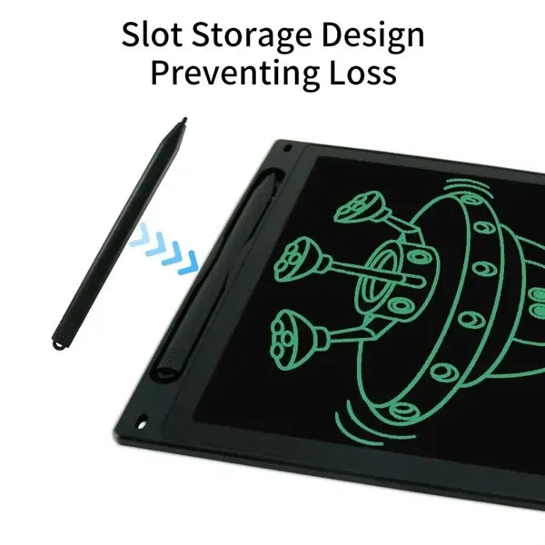 LCD Writing Tablet 8.5 Inch with attached Pen