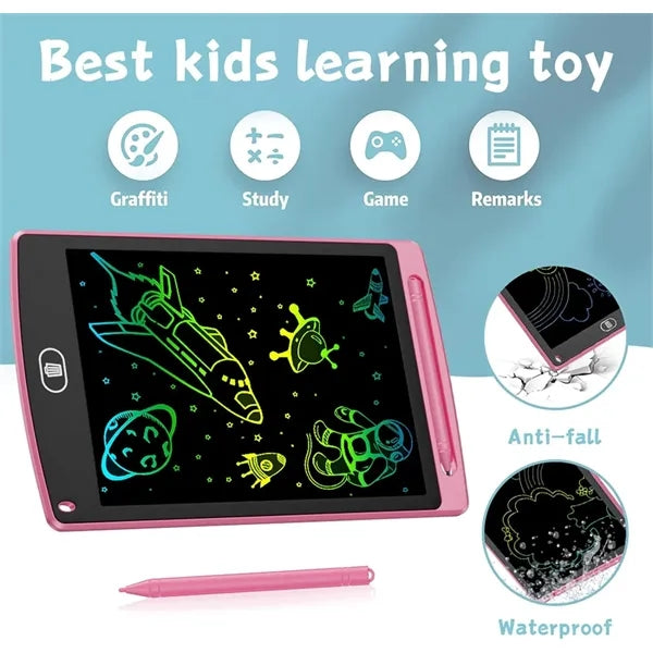 LCD Writing Tablet 8.5 Inch with attached Pen