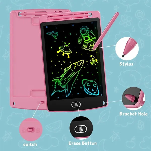 LCD Writing Tablet 8.5 Inch with attached Pen