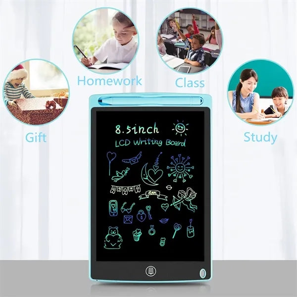 LCD Writing Tablet 8.5 Inch with attached Pen