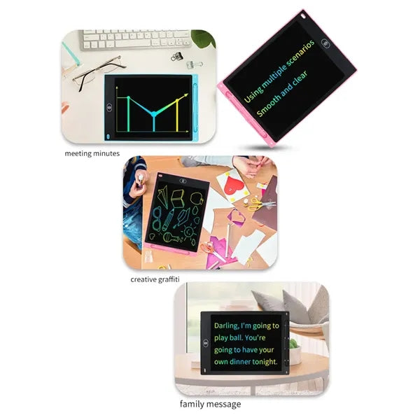 LCD Writing Tablet 8.5 Inch with attached Pen