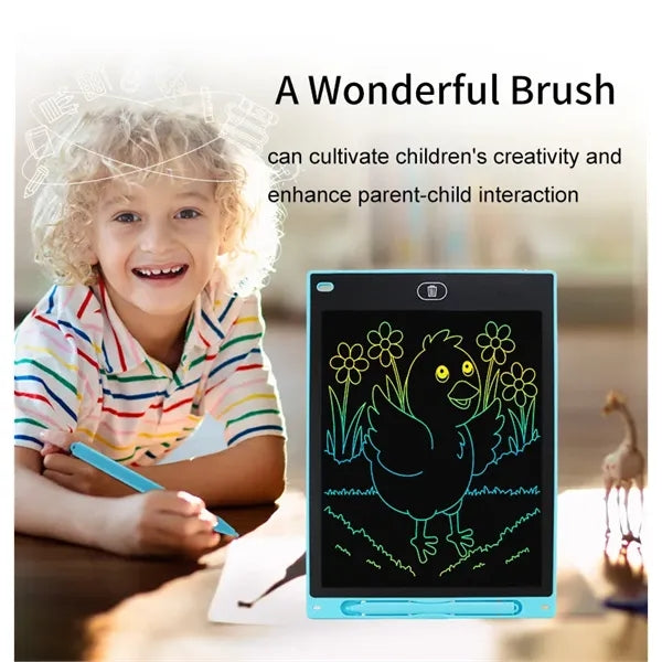 LCD Writing Tablet 8.5 Inch with attached Pen