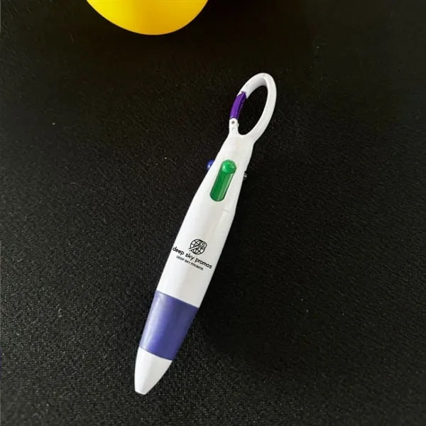 Press Button Colored Ballpoint Pen
