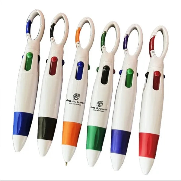 Press Button Colored Ballpoint Pen