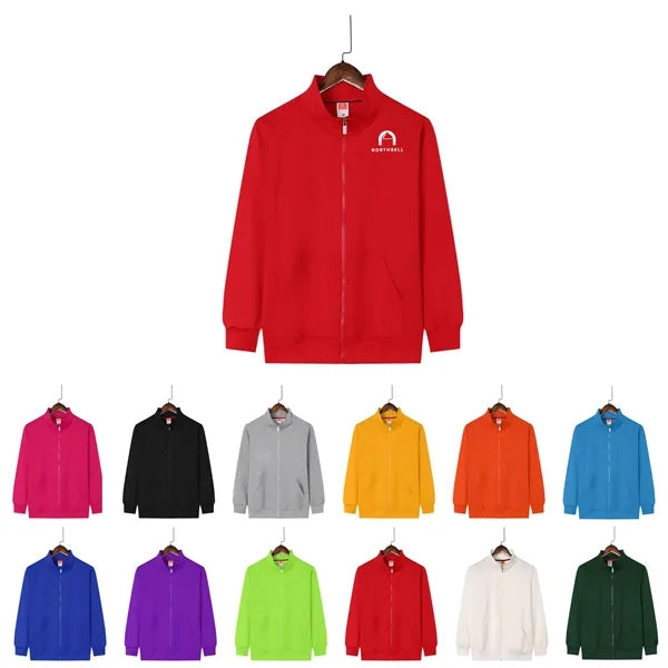 Lightweight Cotton Unisex Full Zip Jacket