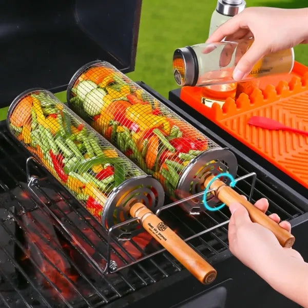 Rolling Barbecue Cage