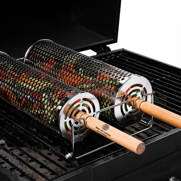Rolling Barbecue Cage