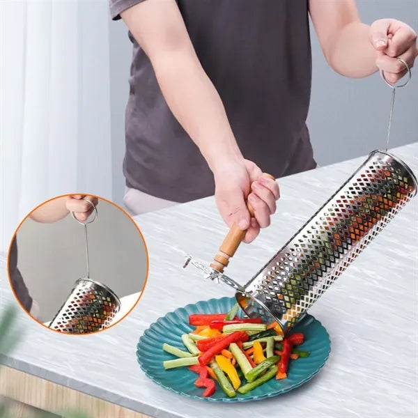 Rolling Barbecue Cage