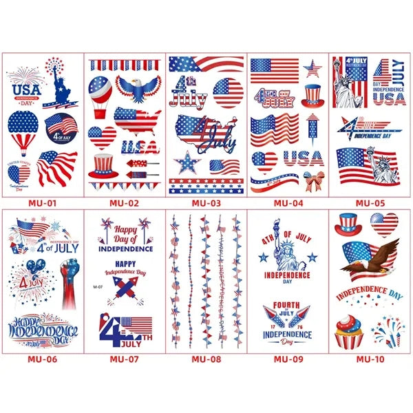 Full Color Custom Temporary Tattoos
