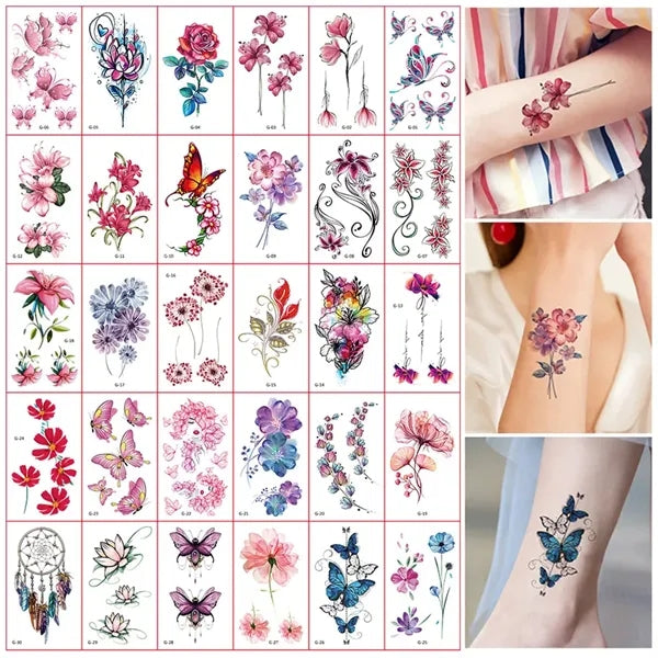 Full Color Custom Temporary Tattoos
