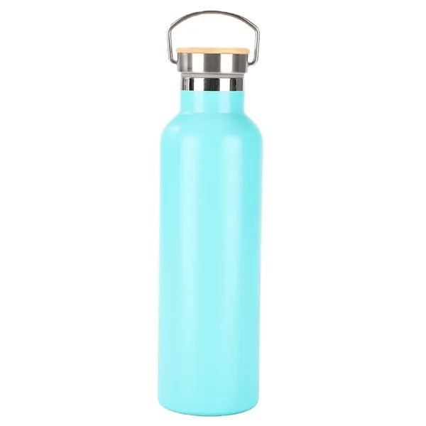 20OZ Stainless Steel Flask Bottle with Bamboo Lid