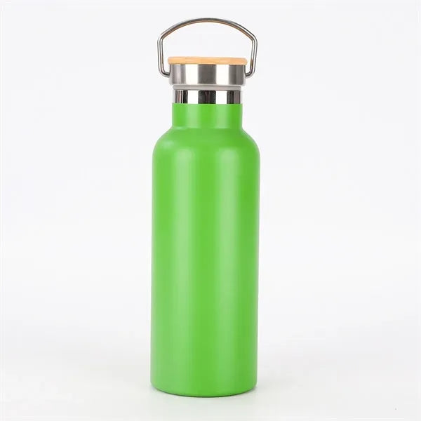 750ml Stainless Steel Sport Bottle with Bamboo Lid