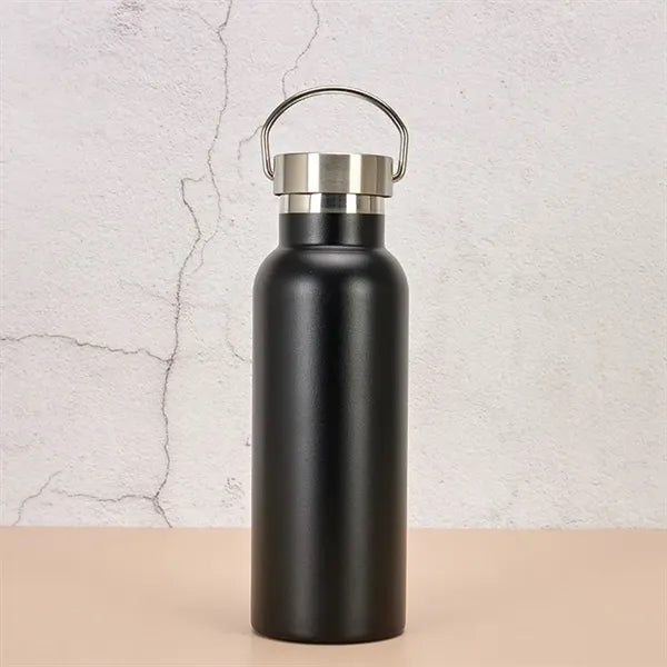 500ml Stainless Steel Sport Bottle with Bamboo Lid