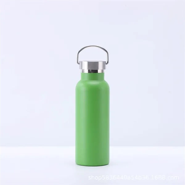 500ml Stainless Steel Sport Bottle with Bamboo Lid