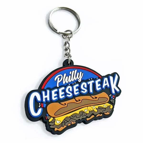 Portable Durable Custom PVC Rubber Keychain for Gift