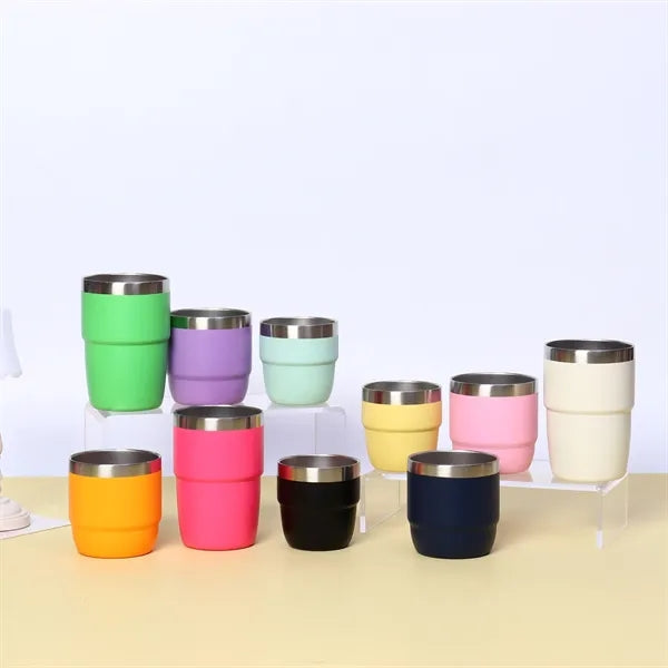 6oz Stainless Steel Tumbler With Magnetic Lid
