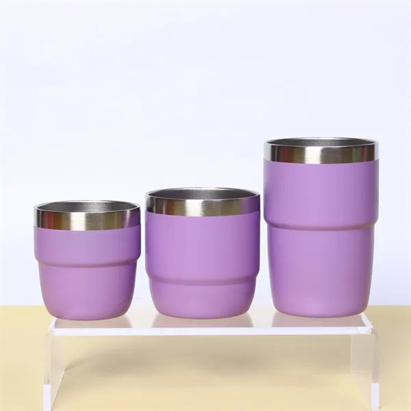 6oz Stainless Steel Tumbler With Magnetic Lid