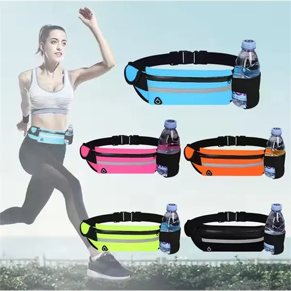 Water Bottle Holder Running Belt Fanny Pack