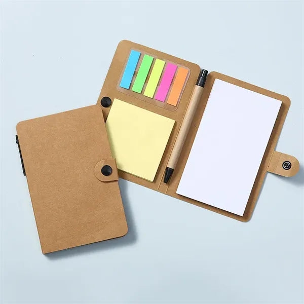Eco-Friendly Button Notebook