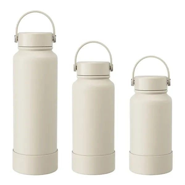 40oz Insulated Sports Bottle With Silicone handle and band