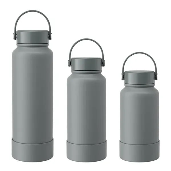 40oz Insulated Sports Bottle With Silicone handle and band