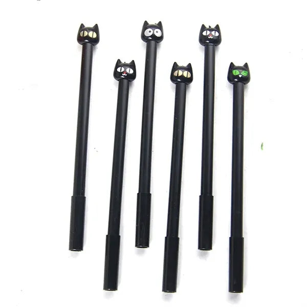 Neutral Pen --- Creative Little Black Cat Head