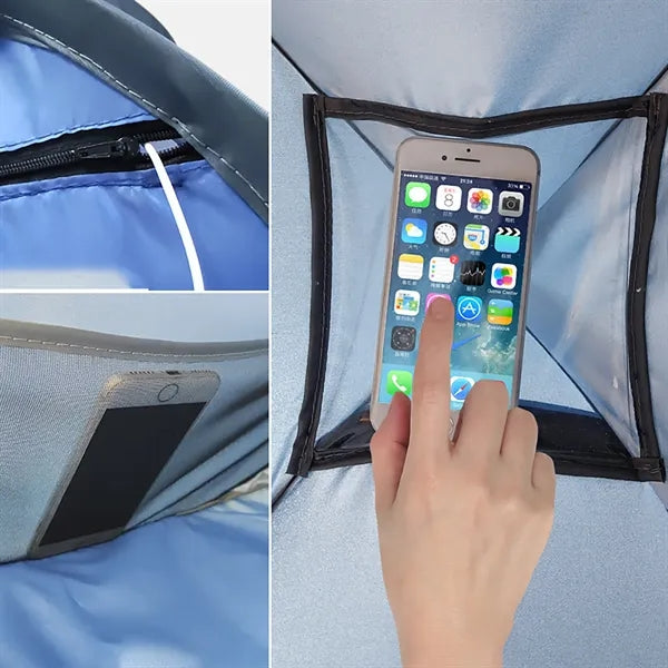 Automatic Lazy Head Pillow Tent for Shade Wind and Warmth