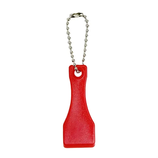 Plastic Lottery Ticket Scraper Keychain