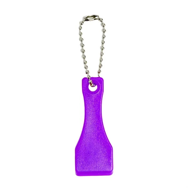 Plastic Lottery Ticket Scraper Keychain