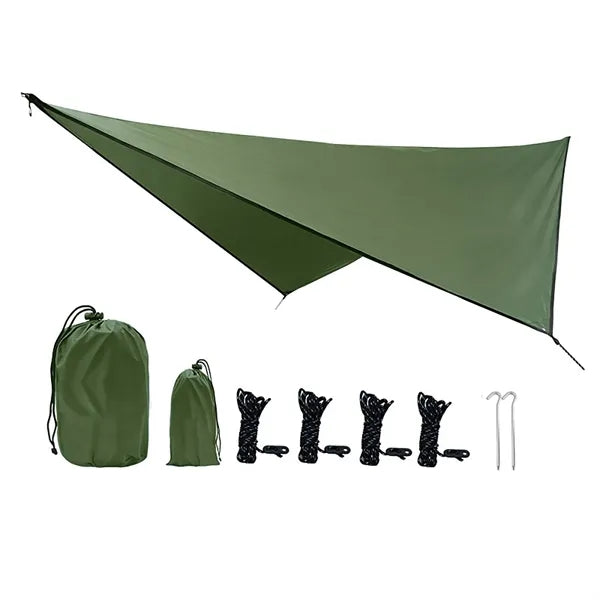 Diamond Shaped Outdoor Camping Tent Canopy for Shade and Rai