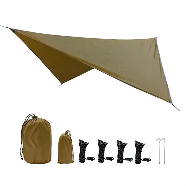 Diamond Shaped Outdoor Camping Tent Canopy for Shade and Rai