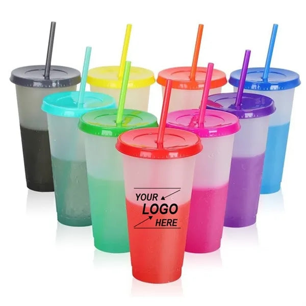 24oz Plastic Color Changing Cup