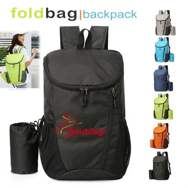 Foldable backpack outdoor mountaineering sports bag