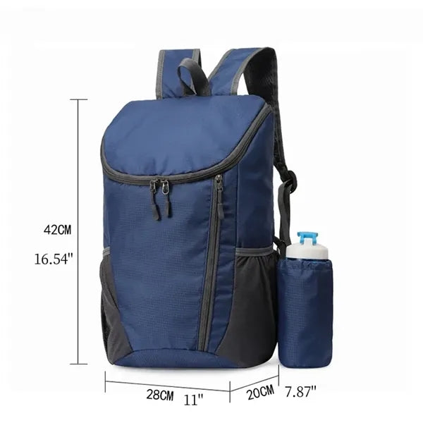 Foldable backpack outdoor mountaineering sports bag