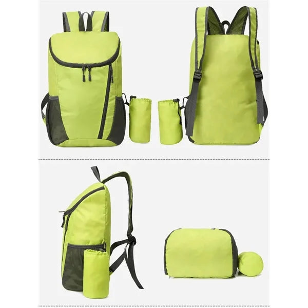 Foldable backpack outdoor mountaineering sports bag