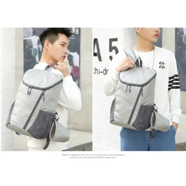 Foldable backpack outdoor mountaineering sports bag
