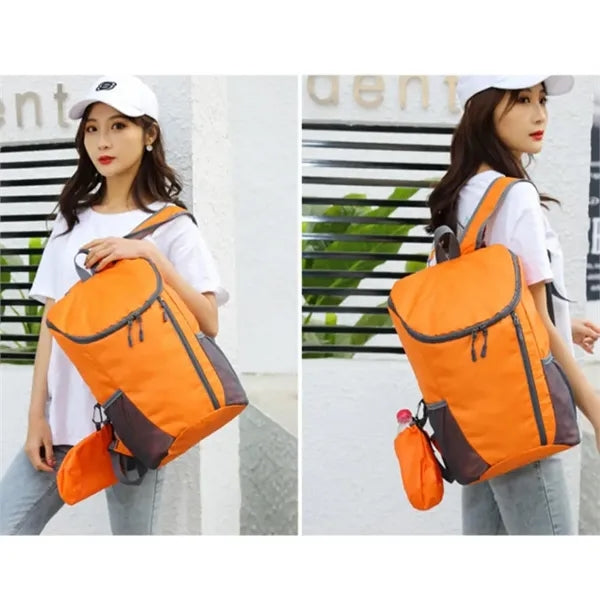 Foldable backpack outdoor mountaineering sports bag