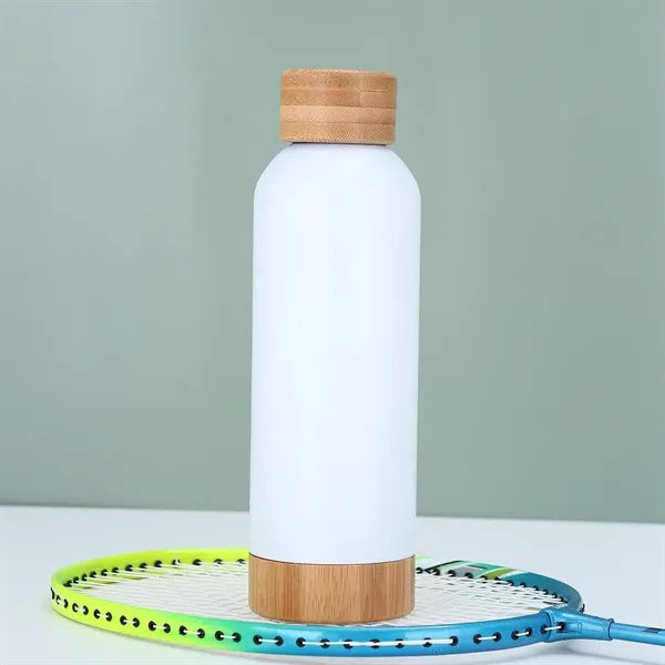 Bamboo Lid Sports Bottle